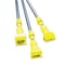 Rubbermaid Commercial 60 in L Mop and Broom Handles, Gray/Yellow, FGH24600GY00 FGH24600GY00 - alternate 1
